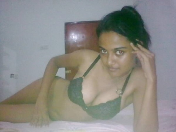 Cute Indian girl in bra
