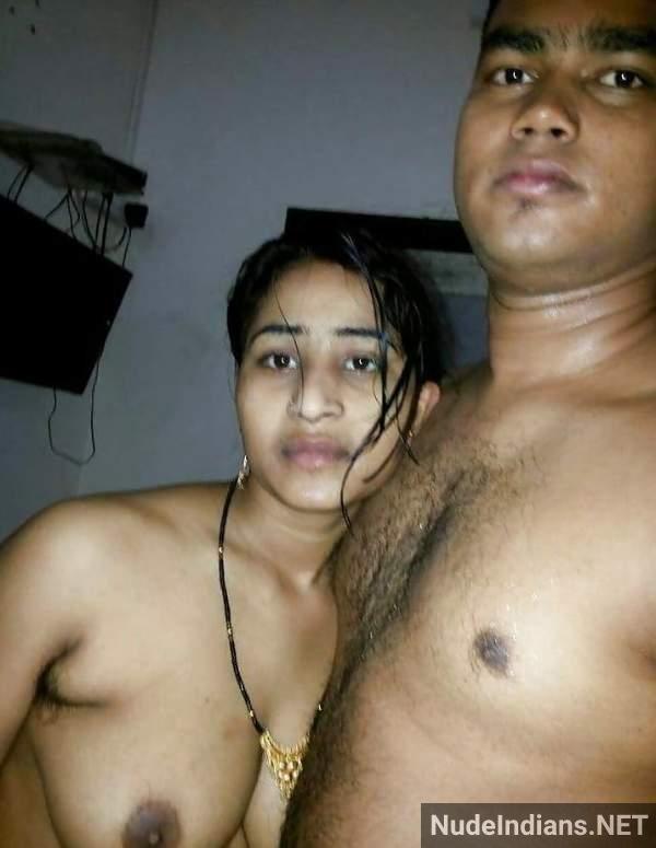 Newly married Indian housewife naked with husband pics 4